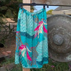 Vintage silk skirt